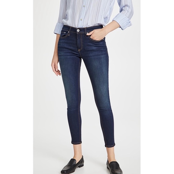 rag & bone Denim - Rag & Bone Cate Mid Rise Ankle Skinny Jeans Size 27